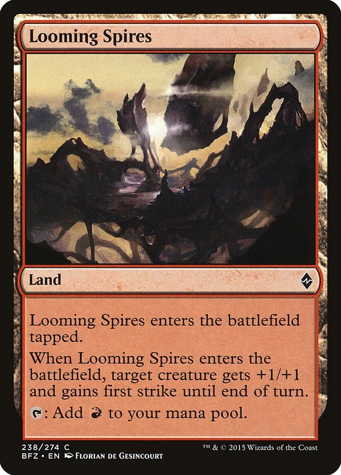 Looming Spires [Battle for Zendikar] (BFZ 238) Near Mint - Image 1 of 1