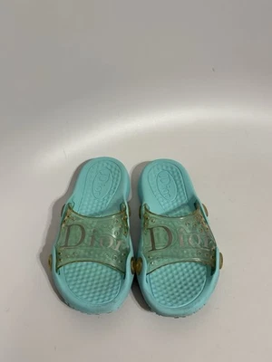 Diapositivas Christian Dior de John Galliano azul aguamarina 36 de colección Foto 1 de 4