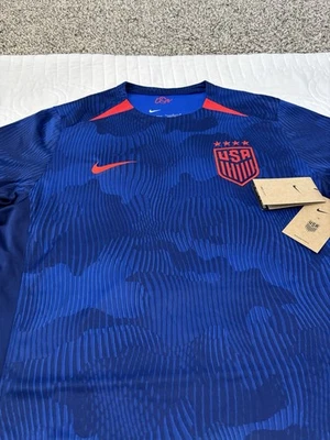 Nike Stadium USA Soccer Jersey Mens Large Dri-FIT DR3971-406 Blue - Image 1 of 4