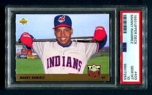 1993 Upper Deck Manny Ramirez #433 PSA 10 GEM MINT 💎 - Picture 1 of 2