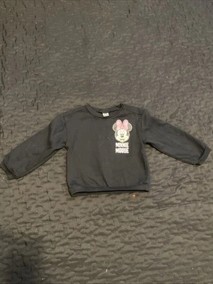 Suéter Disney Minnie Mouse Vintage Negro Cuello Redondo Talla 4 Foto 1 de 4