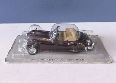 Jaguar XK140 Convertible Marrone - Modellino - scala 1:43 - Immagine 1 di 3