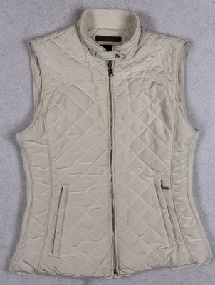 Zara Womens' Cream Vest Size M 100% Polyester - Image 1 of 4
