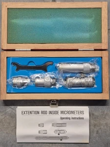 Fowler Micrometer Extension Rod Set , 52-243-026 2"-6" - Picture 1 of 1