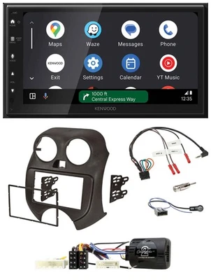 Kenwood DAB Bluetooth USB Lenkrad 2DIN Autoradio für Nissan Micra ab 10 K13 Tele - Bild 1 von 4
