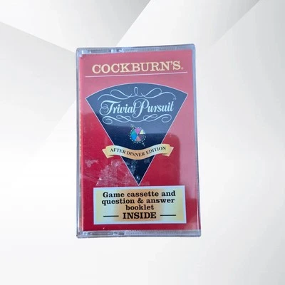 Trivial Pursuit Cockburns Vintage Cassette After Dinner Quiz Booklet 1996 - Image 1 of 4