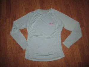 Womens HUK swim shirt sun protection fishing performance sz L Lg - Picture 1 of 2