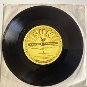 Don’t cry for Christmas, Dr Xmas ? Sun records 7” 45 VINYL SINGLE Charly issue 2 - Picture 1 of 2