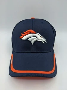 Gorra de béisbol pequeña/mediana Reebok Denver Broncos sombrero NFL en el campo azul ajustable - Imagen 1 de 7