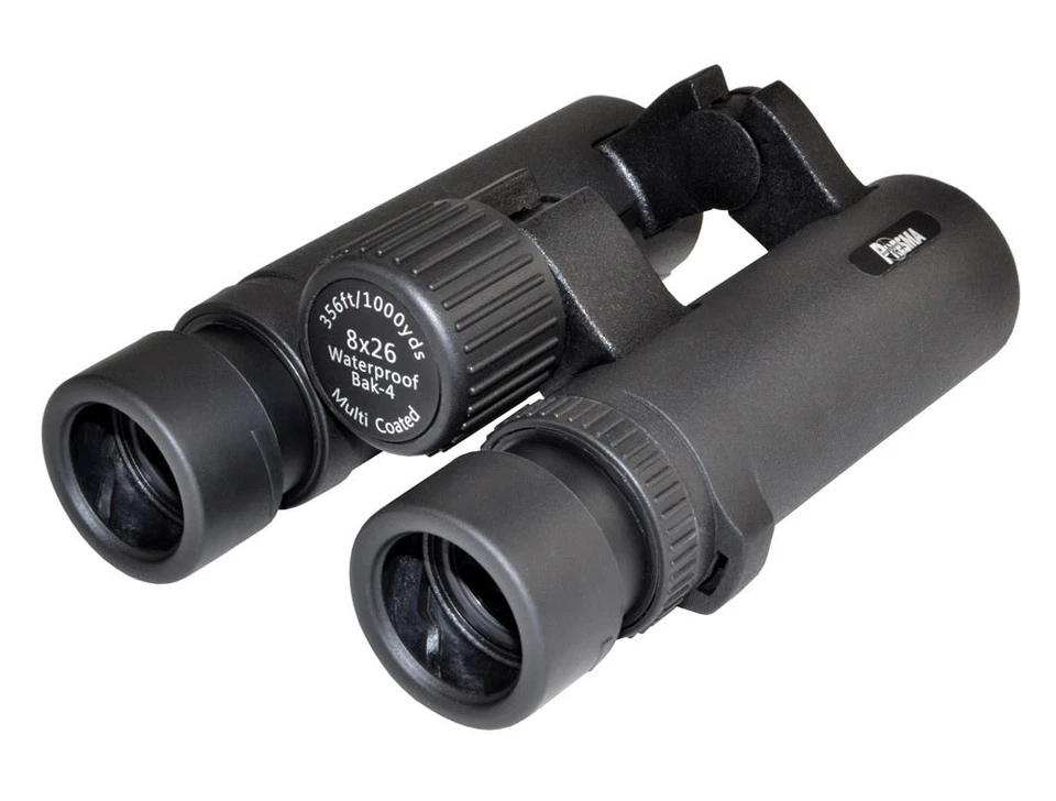PRESMA 8x26 Binoculars w/ Clear Glass, Carry Case, Caps, Straps - US SELLER - Image 1 of 4