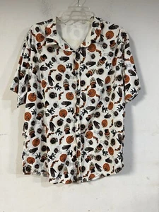 Camisa Spirit Halloween Grande Manga Corta Estampado Completo Abotonada ** - Imagen 1 de 6