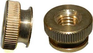 Solid Brass Knurled Thumb Nuts 5/16-18 Qty 10 - Picture 1 of 1