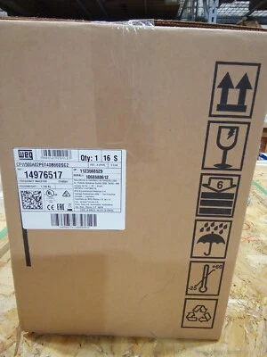 2HP WEG CFW500 NEMA4X IP66 460VAC VFD W/AC SWITCH CFW500A02P6T4DB66DSG2 - Image 1 of 2