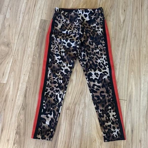Calvin Klein Performance Wick Leggings  SZ M Activewear Cheetah Leopard - Picture 1 of 6