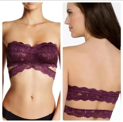Nuevo con etiquetas Free People Deep In The Dark Mulberry Bandeau XS venta al por menor $38 Foto 1 de 4