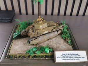 1:35 Type89 Light Tank "Ha-Go" fine molds pro Built painted Model Tank diorama - Picture 1 of 12