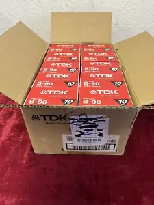 TDK 90 MC leer kassetten konvolut Audio Tape cassettes 100 Pieces NEW/NEU!! - Bild 1 von 6