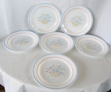 Corelle Country Cornflower Salad Dessert Plates Set of 6 Made in USA