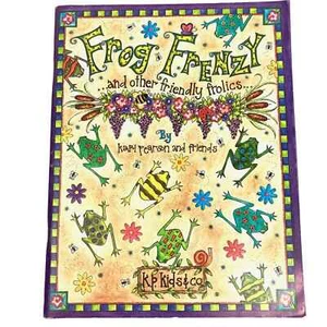 Applique projects Frog Frenzy soft-cover pattern book to quilt, sew & more - Picture 1 of 5