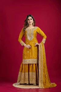 Ready Made Suits Indian Salwar Kameez Anarakali Dress Pakistani Wedding 3Piece - Picture 1 of 9