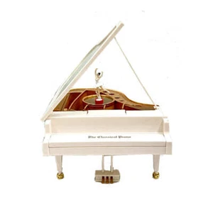 Carillon a carica generica per pianoforte a coda con ballerina e luci LED bianch - Picture 1 of 1