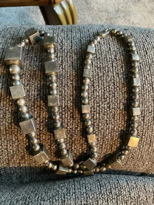 Collana catena pesante argento sterling 32" 146,0 grammi Taxco Messico - Foto 1 di 6