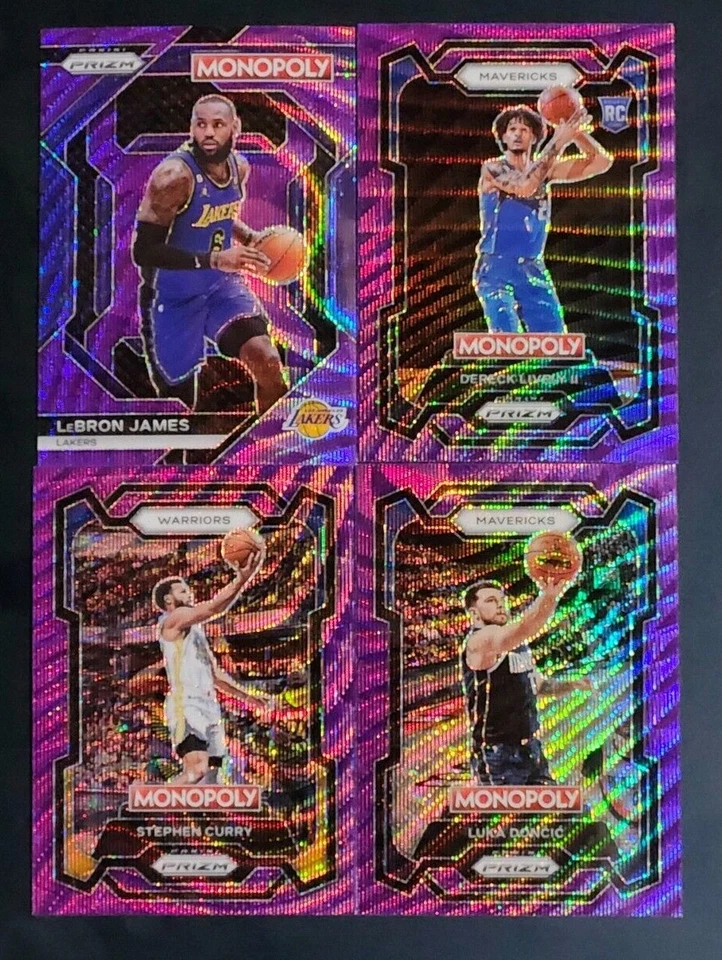 2023-24 Prizm Basketball Monopoly PURPLE WAVE PRIZMS with Inserts You Pick - Image 1 of 1
