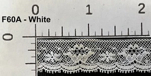 Vintage French Val Lace. Cotton. Selection 4 - Made in France, Price per Yard. - Picture 1 of 14