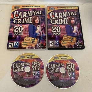 Mystery Masters Carnival of Crime 20 Pack 2 Discs for Window 10 8 7 XP - Picture 1 of 12