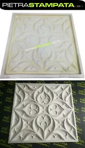 Stampo in gomma rivestimento murale finta pietra wall panel 3d in gesso cemento - Foto 1 di 3