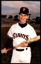 1990 Barry Colla San Francisco Giants Will Clark Postcard #6