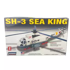 Lindberg 71140 Model Kit - SH-3 Sea King Navy Chopper 1/72 - sigillato in fabbrica - Foto 1 di 4