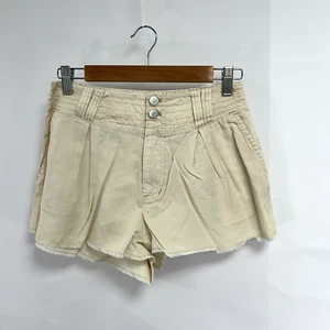 Free People Tahoe Tencel Shorts. Ivory/Beige. US 4/UK 8 - Picture 1 of 4