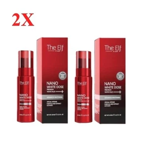 2X The Elf Nano White Dose Serum 10X Nutrire Viso Radianza Cura della Pelle 60 ml - Foto 1 di 11