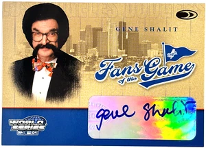 2004 Donruss World Series - Gene Shalit - Fans of The Game Auto - Picture 1 of 2