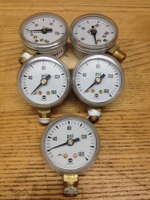 (Quantity 5) USG PRESSURE GAUGE 0-160 PSI - Image 1 of 4