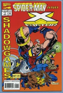 Cómics de Marvel de Spider-Man y X-Factor Shadowgames #1 1994 - Imagen 1 de 2