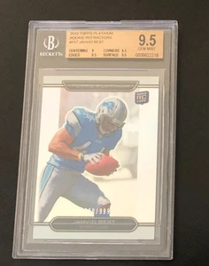 Jahvid Best 2010 Topps Platinum Rookie Refractor #d 090/999 BGS 9.5 Gem Mint - Picture 1 of 2