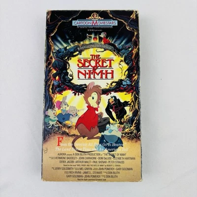 The Secret of NIMH VHS 1982 Don Bluth Animated Cartoon Movie Vintage Classic - Image 1 of 4