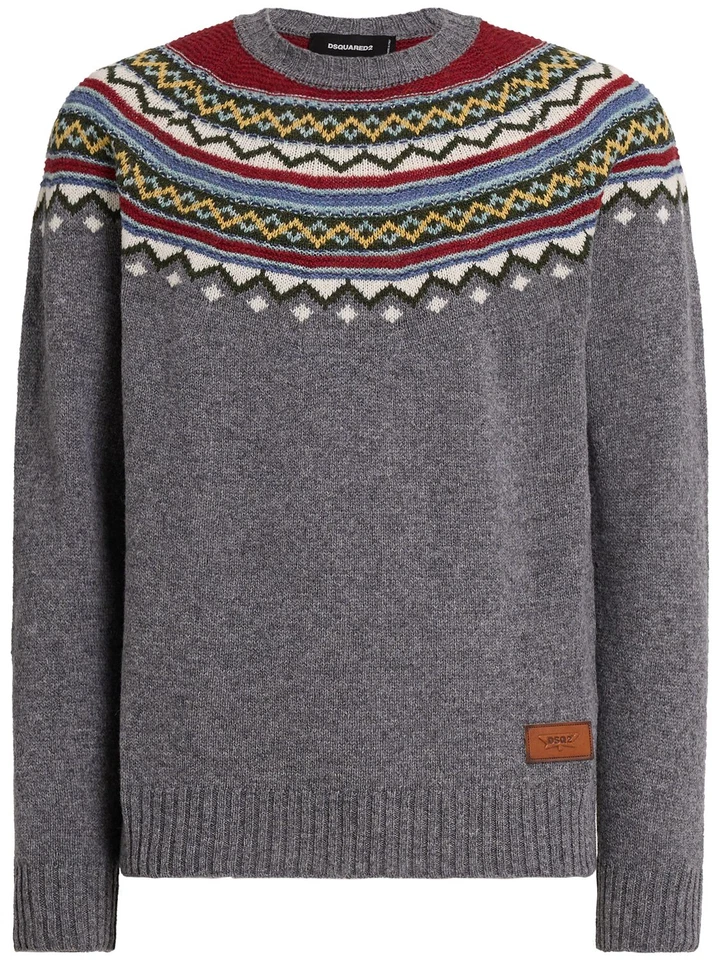 DSQUARED2 Gray Wool Sweater New & Authentic - Image 1 of 1