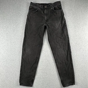Jean negro vintage Levi's 550 1995 hecho en EE. UU. 36x34 (33x33) vaquero cónico relajado - Imagen 1 de 11