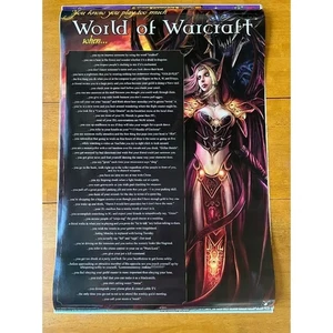 Poster World of Warcraft taglia 24x36 grande collezione college decorazione camera parete - Foto 1 di 7
