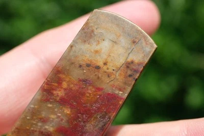 0087 Natural Changhua chicken-blood stone Seal Stamp for Engraving - Image 1 of 4