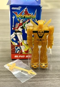 Voltron Glitter Gold 3.75" Action Figure Super7 Reaction Blind Box 1/12 Odds - Picture 1 of 5