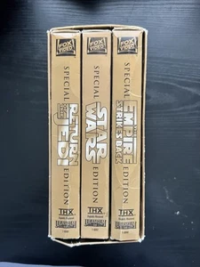 Star Wars Original Trilogy VHS Special Platinum Widescreen Edition VTG 1997 THX - Picture 1 of 3