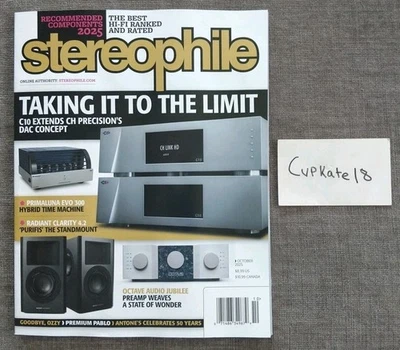 Stereophile Magazine Oct October 2025 Vol Volume 48 No. Issue 10 NEW C10 EVO 300 - Image 1 of 4