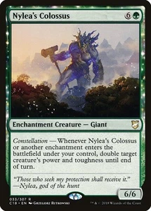 2018 MTG Magic Commander 2018 033/307 Nylea's Colossus Rare - Picture 1 of 2