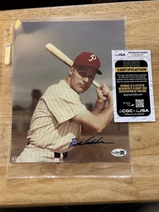 Richie Ashburn Autographed 8x10 Photo Philadelphia Phillies JSA COA - CH28207 - Picture 1 of 1