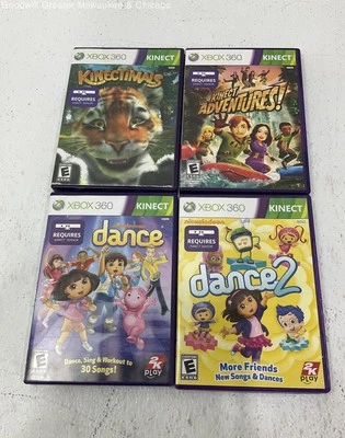 Kinect Game Bundle Of 4 For XBOX 360 - Tested - Image 1 of 4