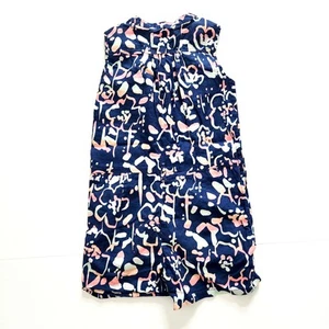 Gap Kids Girls Sleeveless Blue Rainbow Pattern Romper wuth Pockets Size S 6-7 - Picture 1 of 7